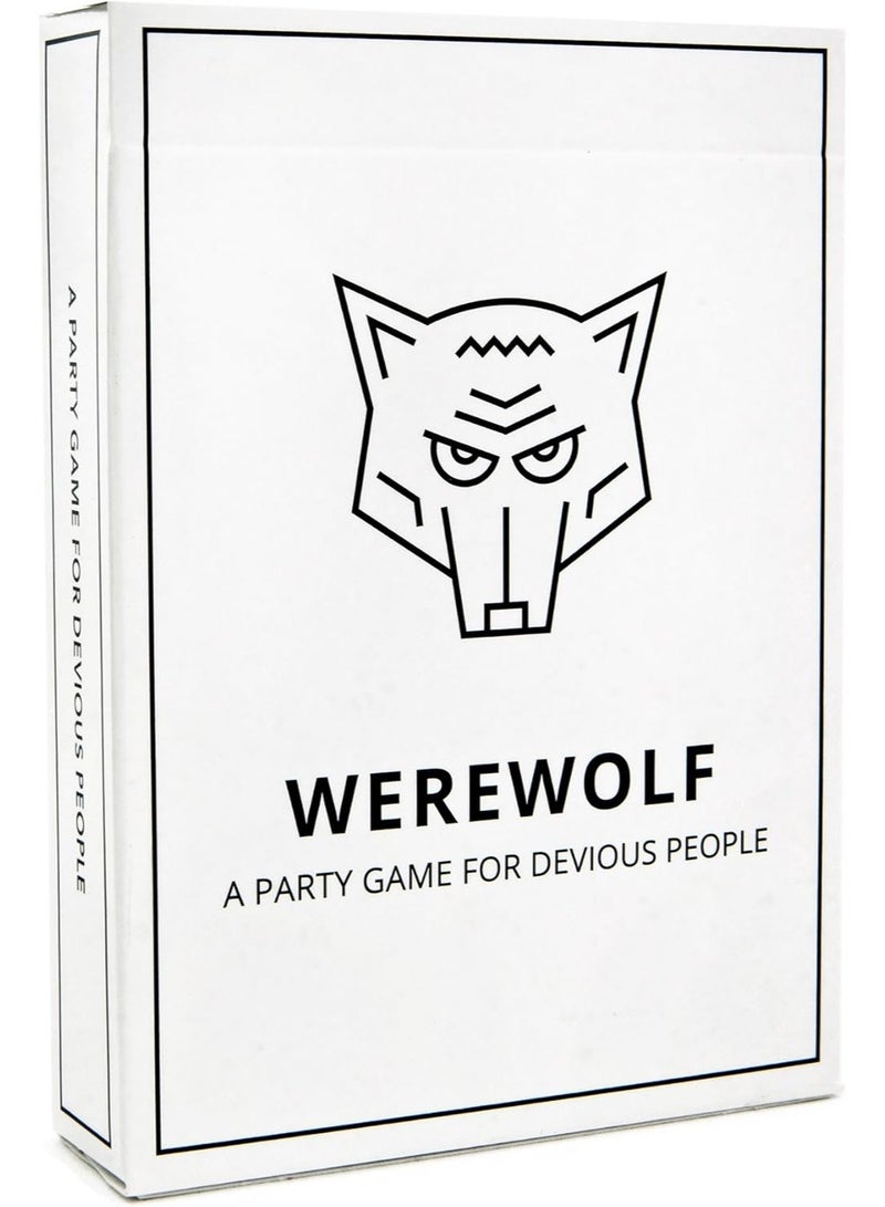Werewolf Party Game - 40pcs Card Set for 2-35 Players, Classic Social Deduction Game with Lies & Deceit - Image 1